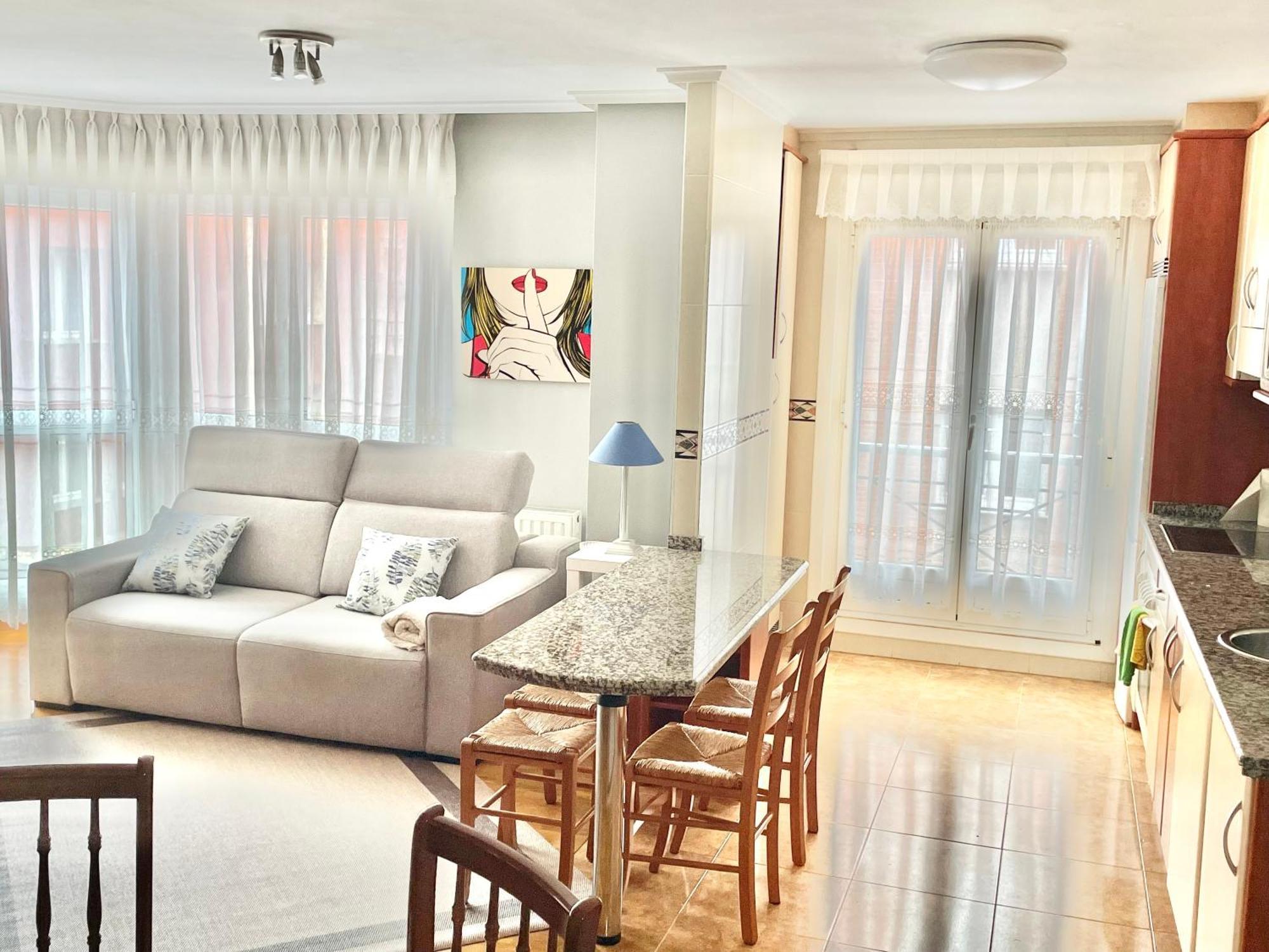 Appartamento Casa Lur Wifi Y Parking Privado Incluido Gijón Esterno foto