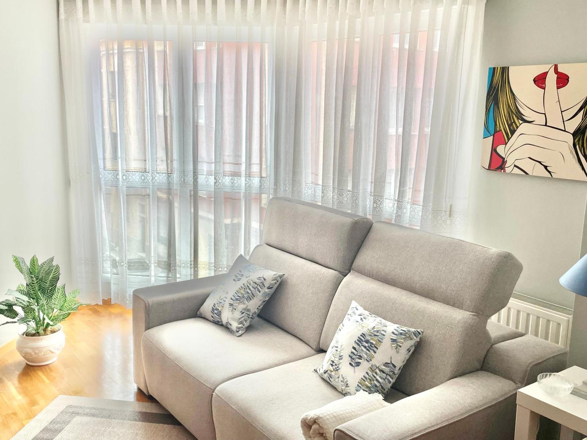 Appartamento Casa Lur Wifi Y Parking Privado Incluido Gijón Esterno foto